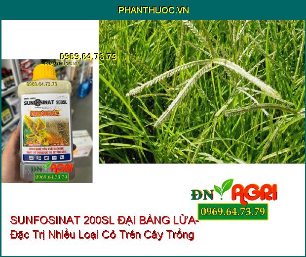 THUỐC TRỪ CỎ SUNFOSINAT 200SL ĐẠI BÀNG LỬA- Đặc Trị Nhiều Loại Cỏ Trên Cây Trồng