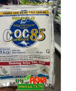 COC 85WP – THUỐC TRỪ NẤM BỆNH, ĐẶC TRỊ NẤM HỒNG, THÁN THƯ, SUƠNG MAI, SẸO TRÁI.