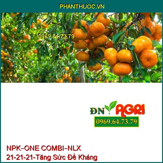 PHÂN BÓN NPK–ONE COMBI–NLX 21-21-21- Tăng Sức Đề Kháng, Cây Ra Hoa Đẹp, Lâu Tàn