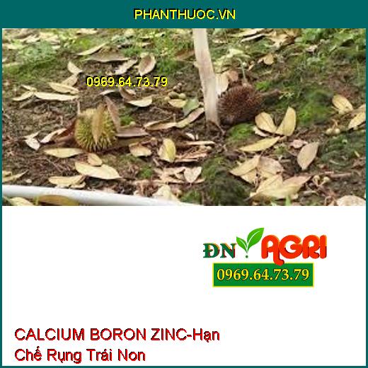 CALCIUM BORON ZINC -Hạn Chế Rụng Trái Non, Ra Hoa Đồng Loạt, Tăng Đậu Trái