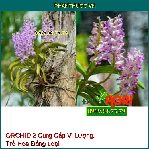 PHÂN BÓN HỮU CƠ VI SINH ORCHID 2 –Cung Cấp Vi Lượng, Trổ Hoa Đồng Loạt