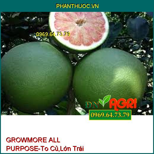 PHÂN BÓN LÁ –GROWMORE ALL PURPOSE –To Củ, Lớn Trái, Chắc Hạt, Tăng Năng Xuất