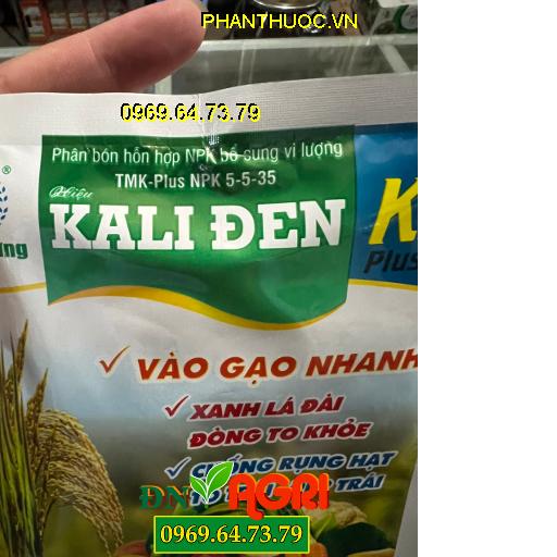 PHÂN ĐA LƯỢNG BÓN LÁ TMK KALI ĐEN K+ – Đòng To Khỏe, To Trái, Đẹp Trái