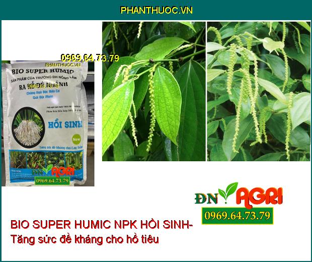 BIO SUPER HUMIC NPK HỒI SINH- PHÂN BÓN VI SINH CAO CẤP CHO CÂY TRỒNG