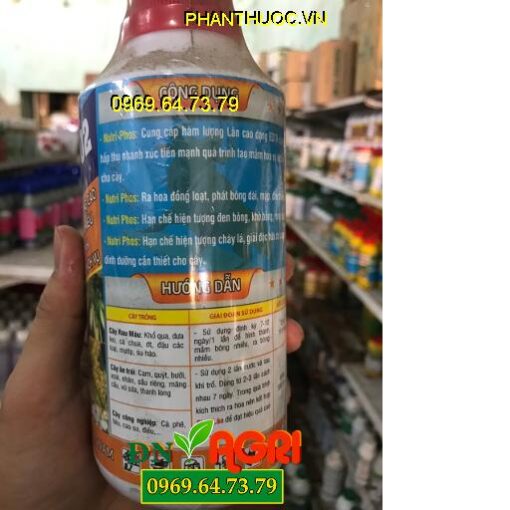 NUTRI PHOS TÂY BAN NHA 02- Cung Cấp Lân Giúp Tạo Mầm Hoa -Tạo Hoa Nghịch Mùa