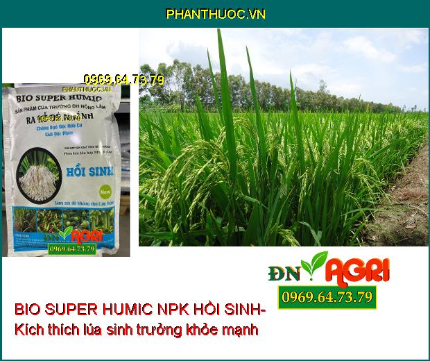 BIO SUPER HUMIC NPK HỒI SINH- PHÂN BÓN VI SINH CAO CẤP CHO CÂY TRỒNG