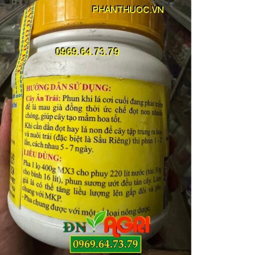 Hạn Chế Rụng Hoa, MX3 1-21-21+3ZN- Phân Bón Lá Chuyên Tạo Mầm Hoa, PHÂN BÓN LÁ HỖN HỢP (MX3 1-21-21+3ZN), Trái