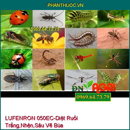 LUFENRON 050EC- Diệt Ruồi Trắng, Nhện, Sâu Vẽ Bùa, Sâu Tơ, Sâu Đục Quả,...