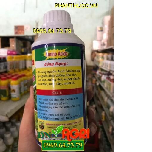 Bổ sung nguồn Acid Amine cung cấp nguồn dinh dưỡng cho cây Cơi đọt, dưỡng đọt, ra đọt nhanh Lá khỏe, xanh dày, mướt lá Giúp đọt vươn cao, mập, khỏe. QUY CÁCH: 500ML