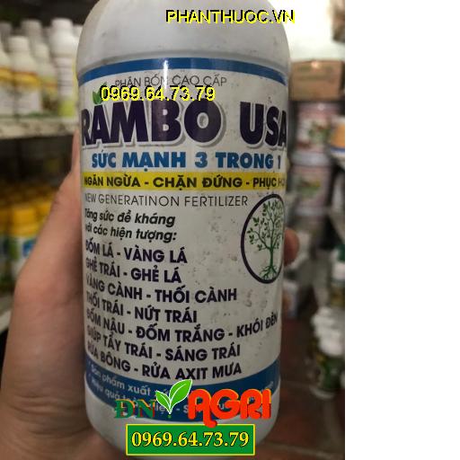 RAMBO USA- Đặc Trị Vàng Lá- Ghẻ Trái Thối Trái- Nứt Trái Tẩy Trái