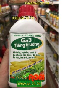 GA3 TĂNG TRƯỞNG- Cây Bật Mầm Chồi Đẻ Nhánh- Vọt Chồi- Siêu Trổ Thoát