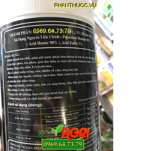 HUMIC 90 – HÌNH THÀNH KEO ĐẤT – BỘ RỄ PHÁT TRIỂN – ĐÂM TƯỢC CỰC MẠNH