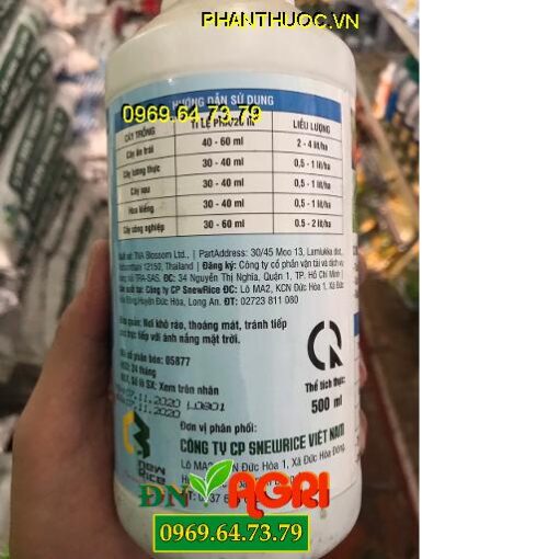 NPK NUTRI PHOZ BANLANCE (17-17-17) -Cây Khỏe Trái To-Đâm Chồi Mạnh