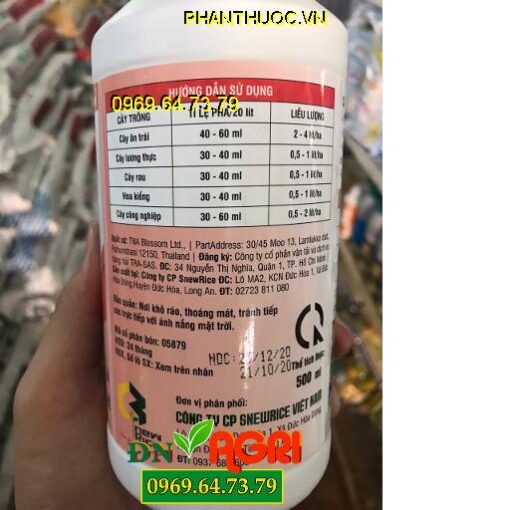 NUTRI PHOZ PK (0-40-48) – Kích Thích Ra Hoa – Hình Thành Chồi Hoa