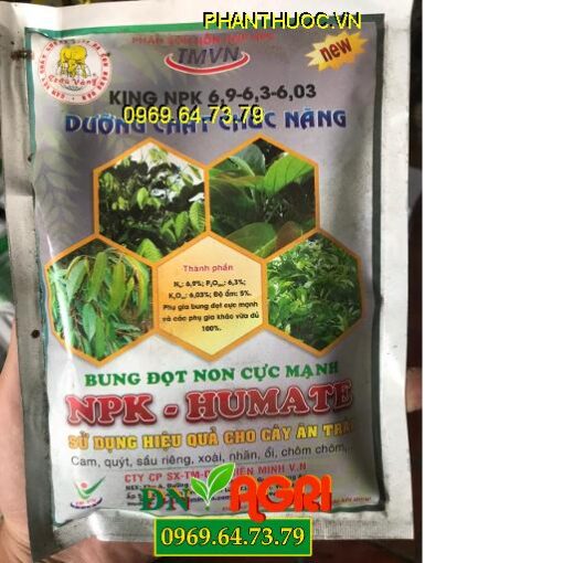 NPK -HUMATE – Kéo Đọt Non Cực Mạnh- Đậu Nhiều Trái- Chống Rụng Trái