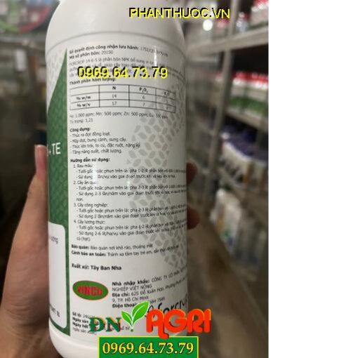 NPK FORCROP 14-6-5+TE- Mập Đọt, Thúc Lớn Trái, To Củ, Nặng Ký