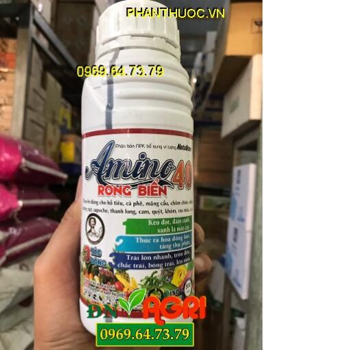 AMINO 40 – RONG BIỂN – Kéo Đọt Đâm Cành- Thúc Ra Hoa Hàng Loạt