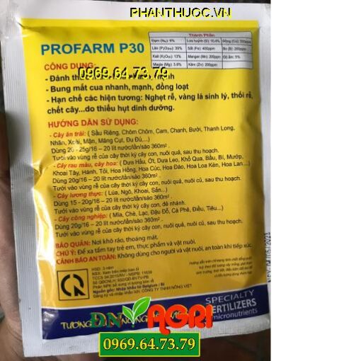 PROFARM P30 – RƯỚC MẮT CUA SẦU RIÊNG – Bung Mắt Cua Nhanh, Mạnh, Đồng Loạt