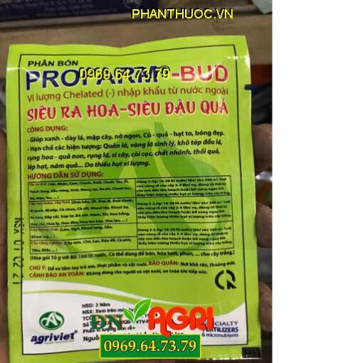 PROFARM -BUD -Giúp Xanh Dày Lá – Mầm Hoa To – Đậu Quả Dai Cuống