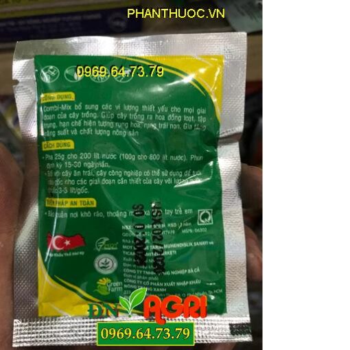 COMBI-MIX Giúp Ra Hoa Đồng Loạt – Hạn Chế Rụng Hoa Và Trái Non