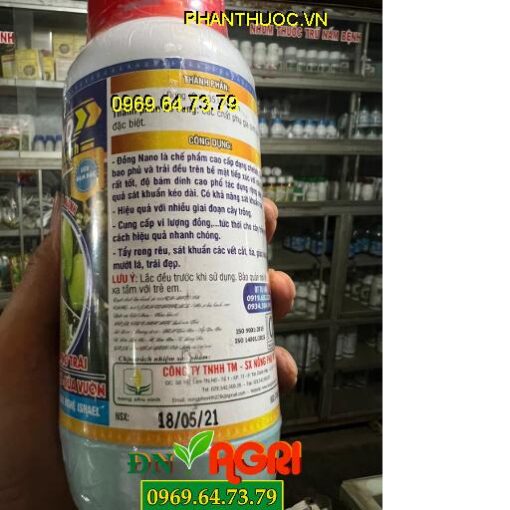 NPV 15CU+ ĐỒNG NANO- Tẩy Rong Rêu, Sát Khuẩn, Héo Rủ, Thối Trái, Vàng Sinh Lý