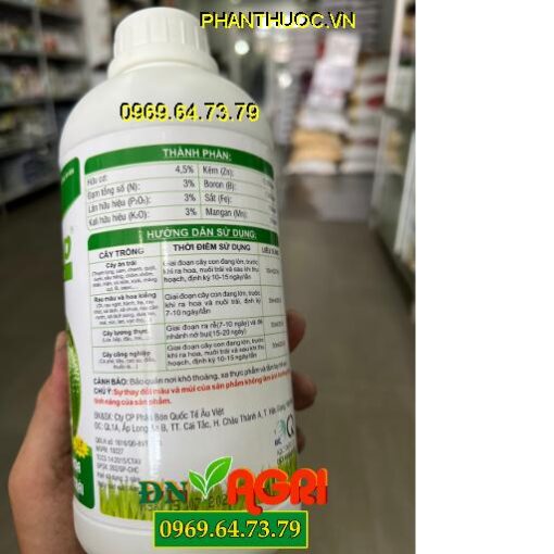 FULVI TOP- Kích Rễ, Xanh Lá, Phì Trái