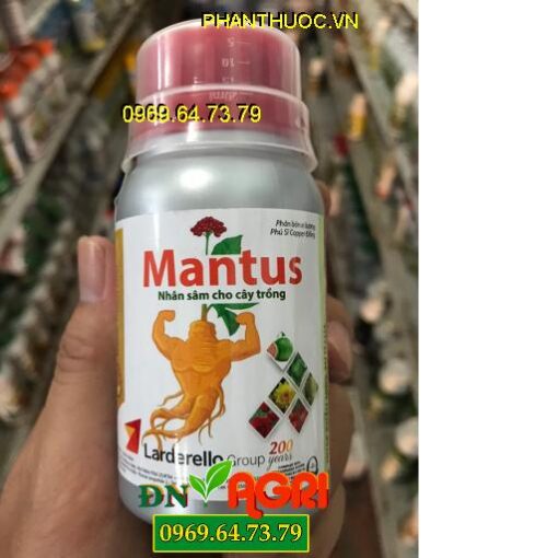 MANTUS -Nhân Sâm Cho Cây Trồng-Tăng Đề Kháng-Diệt Rong Rêu Nấm Khuẩn