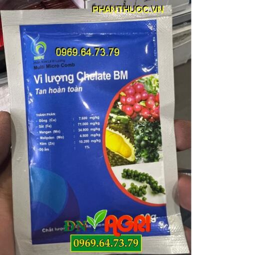 VI LƯỢNG CHELATE BM TAN HOÀN TOÀN- Hạn Chế Vàng , Cháy Lá