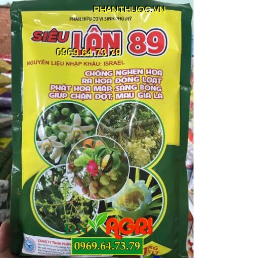 SIÊU LÂN 89 – Ra Hoa Nhiều – Phân Hóa Mầm Hoa Cực Mạnh -Tăng Đậu Trái