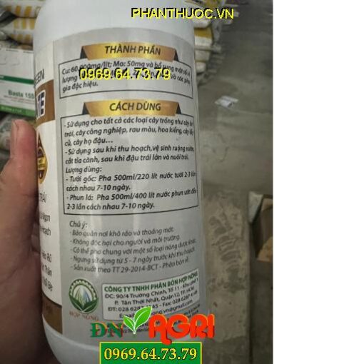 COPPER GREEN Đồng Tím Nano Chelate: Rửa Vườn, Ngăn Ngừa Nấm Bệnh, SÁT KHUẨN