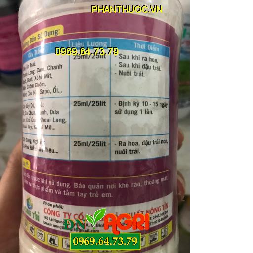 CALCIUM BORON ZINC -Phân Bón Giúp Bật Mầm Hoa Mạnh – Tăng Đậu Trái