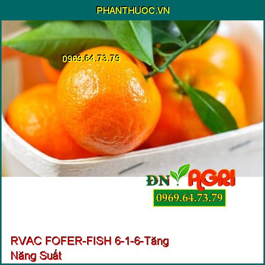 PHÂN BÓN LÁ RVAC FOFER-FISH 6-1-6 – Tăng Năng Suất , Phù Hợp Loại Đất Suy Kiệt