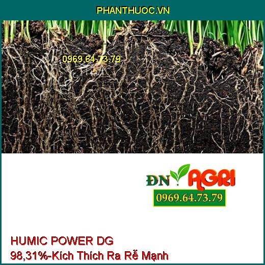 HUMIC POWER DG 98,31%- Phân Bón Hữu Cơ Kích Thích Ra Rễ Cực Mạnh