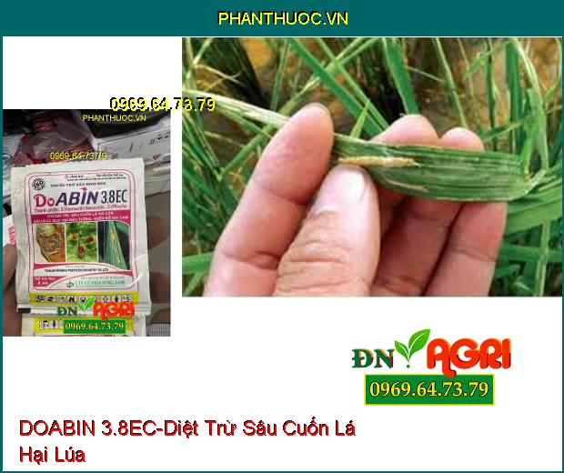 THUỐC TRỪ SÂU SINH HỌC DOABIN 3.8EC- PHÒNG TRỊ NHỆN ĐỎ, SÂU CUỐN LÁ, SÂU ĐỤC QUẢ