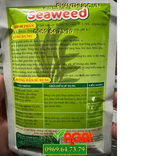 SEAWEED RONG BIỂN CAO CẤP – Nuôi Trái Lớn, Sáng Trái,Nặng Ký