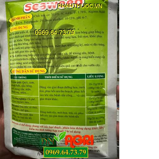 SEAWEED RONG BIỂN CAO CẤP – Nuôi Trái Lớn, Sáng Trái,Nặng Ký