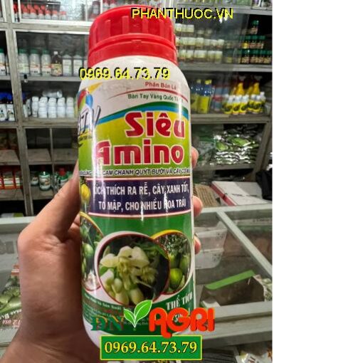 SIÊU AMINO- Kích Rễ, Cây Xanh Tốt, To, Mập, Nhiều Hoa Trái