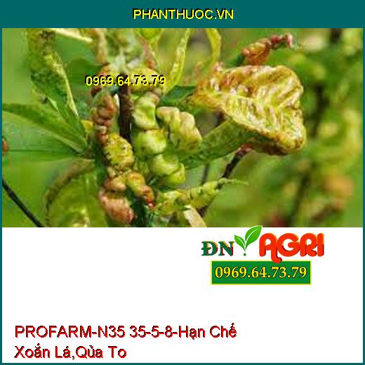 PHÂN BÓN PROFARM-N35 35-5-8 -Hạn Chế Xoắn Lá, Rễ Khỏe, Qủa To, Mã Đẹp