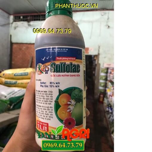 SULFOLAC 85SC -Đặc Trị Bệnh Lem Lép – Ghẻ Nhám, Rất Ít Độc Với Nguời