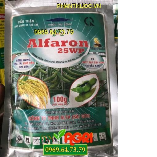 ALFARON 25WP – Trừ Nấm Bệnh – Bệnh Khô Vằn – Chết Rạp Cây Con