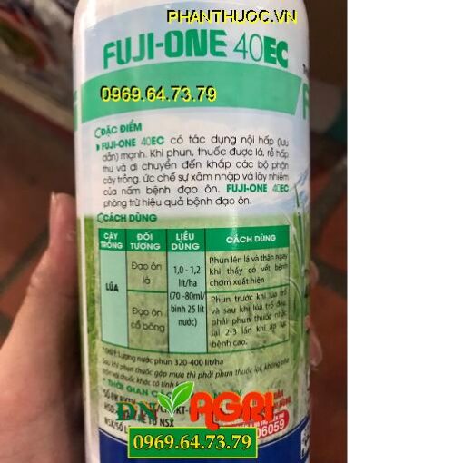 FUJI-ONE 40EC – Đặc Trị Đạo Ôn Lá – Cổ Bông – Ức Chế Lây Nhiễm