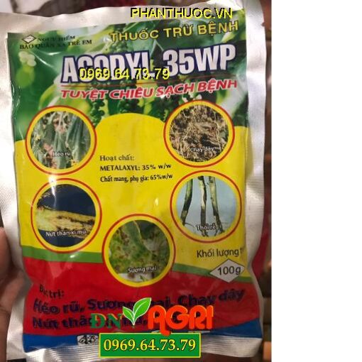 ACODYL 35WP – Đặc Trị Bệnh Héo Rũ Nứt Thân – Nội Hấp Lưu Dẫn Mạnh