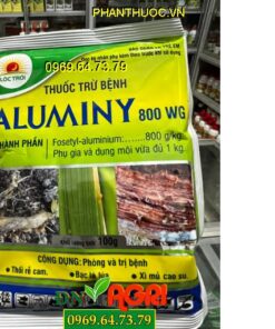 ALUMINY 800WG- Thuốc Đặc Trị Thối Rễ Cam, Bạc Lá Lúa, Xì Mủ Cao Su