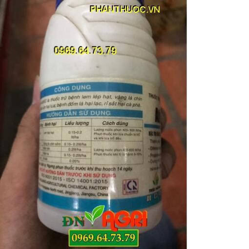 ATINTIN 400EC – Đặc Trị Bệnh Khô Vằn – Lem Lép Hạt – Vàng Lá