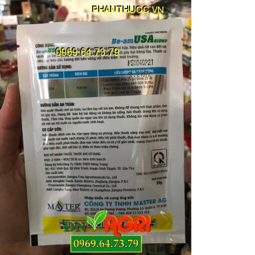 BE-AM USA 810WP – Đặc Trị Đạo Ôn – Làm Cứng Cây – Xanh Lá