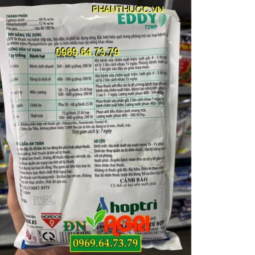 EDDY 72WP – Đặc Trị Mốc Sương – Vàng Lá Thối Rễ Hại Cây Trồng