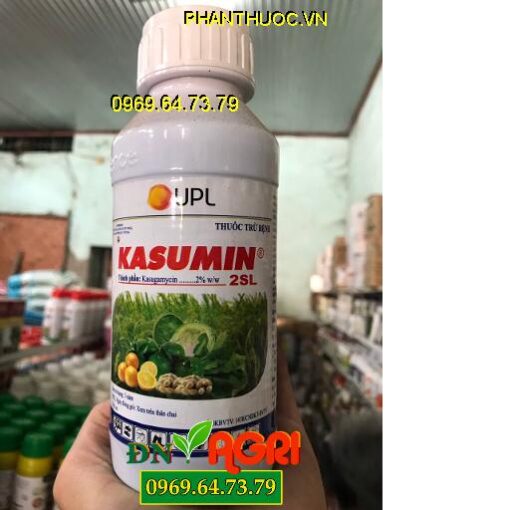 KASUMIN 2SL -Đặc Trị Thối Nhũn Loét Trái Bạc Lá-Đốm Sọc Vi Khuẩn