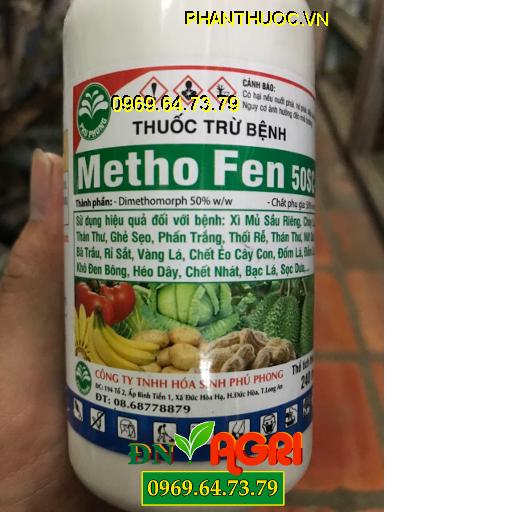 METHO FEN 50SC – Đặc Trị Xì Mủ Thán Thư -Chết Yểu Cây Con -Bạc Lá