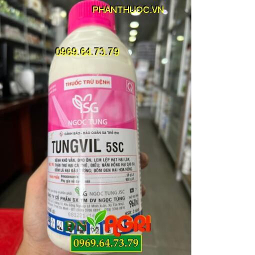 TUNGVIL 5SC- Phòng Trừ Phổ Rộng Nhiều Loại Nấm Bệnh