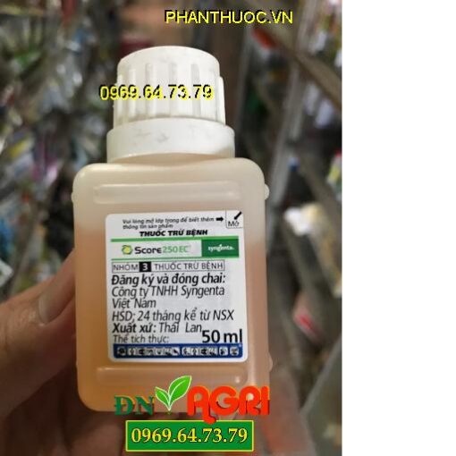 SCORE 250EC – THUỐC ĐẶC TRỊ BỆNH PHẤN TRẮNG, BỆNH MỐC SƯƠNG CHO CÂY TRỒNG